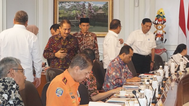 Ratas Soal Bencana Alam NTB di Kantor Presiden (Foto: Yudhistira Amran Saleh/kumparan)
