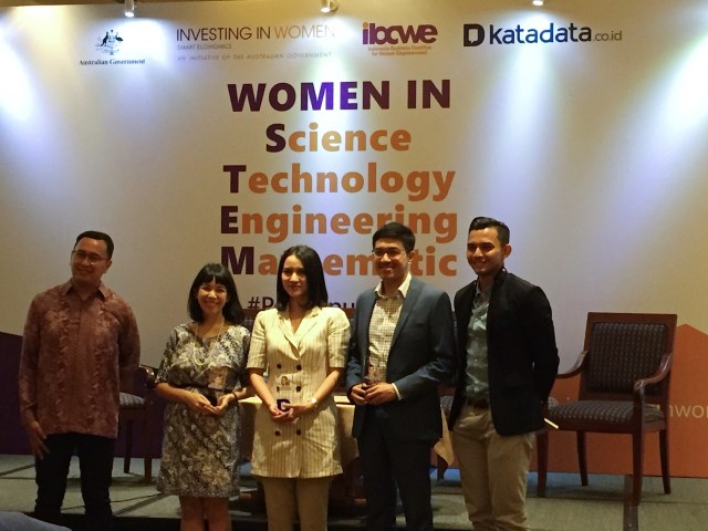 Narasumber acara Women in STEM (Foto: dok. Avissa Harness/ kumparan)