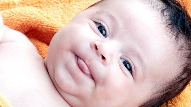 Ilustrasi lidah bayi. (Foto: Shutterstock)