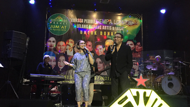 Konser Peduli Gempa Lombok (Foto: Maria Gabrielle Putrinda/kumparan)