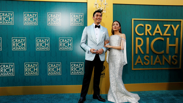 Constance Wu di Premiere Crazy Rich Asians (Foto: REUTERS/Mario Anzuoni)