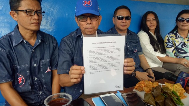 Hinca Panjaitan usai pertemuan dengan SBY, Sabtu (11/8/18). (Foto: Maulana Ramadhan/kumparan)