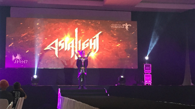 Dynand Fariz di Malam Perayaan JFC 2018. (Foto: Gitario Vista Inasis/kumparan)