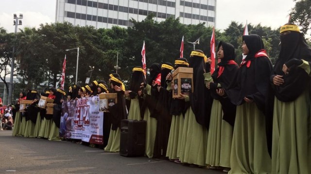 Komunitas Hafidz Qur'an Gelar Aksi Dana untuk Korban Gempa Lombok (Foto: Rafyq Panjaitan/kumparan)