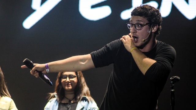 Julius Dein di On Off Festival 2018 (Foto: iqbal Dwiharianto/kumparan)