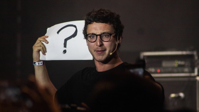 Julius Dein di On Off Festival 2018 (Foto: iqbal Dwiharianto/kumparan)