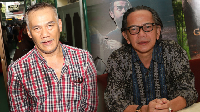 Aktor senior Tio Pakusadewo dan Ray Sahetapy. (Foto: Munady)