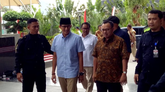 Sandiaga Uno dan Sudirman Said. (Foto: Aprilandika Pratama/kumparan)