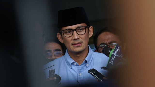Laporan LHKPN Sandiaga Uno di KPK, Selasa (14/8). (Foto: Fanny Kusumawardhani/kumparan)