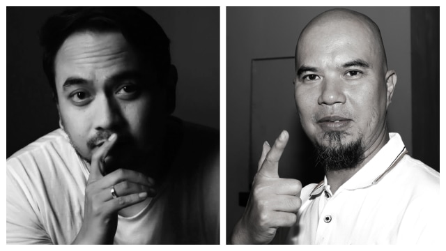 Bebi Romeo dan Ahmad Dhani. (Foto: Instagram/@bebi_romeo, Foto: Munady/kumparan Uploader	)