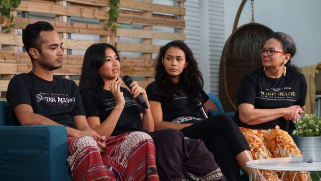 Pemeran film 'Sultan Agung' (14/08/2018). (Foto: Abil Achmad Akbar/kumparan)
