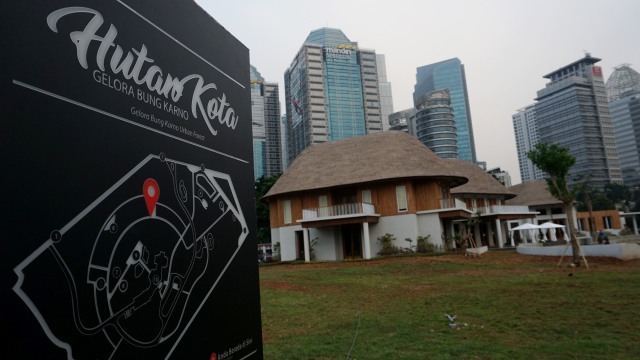 Suasana Hutan Kota GBK (Foto: Fanny Kusumawardhani/kumparan)