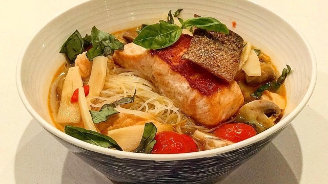 Ilustrasi Salmon Kuah (Foto: Instagram @vintruong)