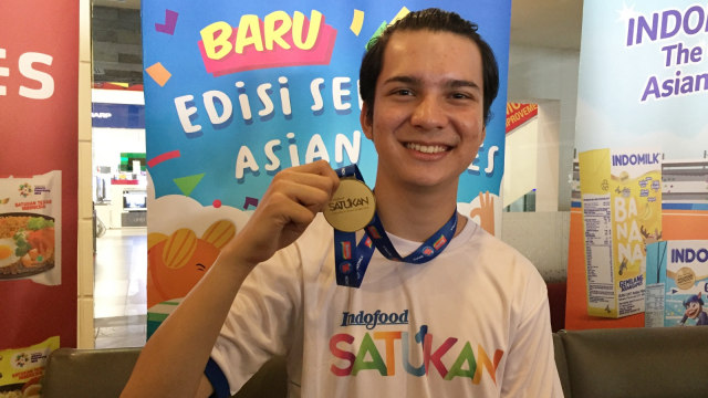 Ramah Tamah Kontingen Pawai Obor Indofood Asian Games 2018, Endy Arfian, Rabu (15/8/18). (Foto:  Maria Gabrielle Putrinda/kumparan)