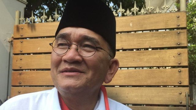Ruhut Sitompul di Workshop Jubir Jokowi-Ma'ruf Amin di Posko Cemara, Jakarta Pusat, Rabu (15/8/2018). Foto: Rafyq Alkandy/kumparan