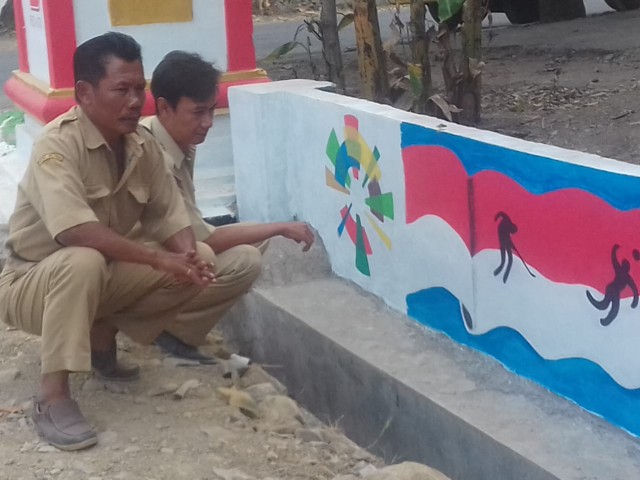 Warga Kramat Tegal Hiasi Kampung Bertema Asian Games