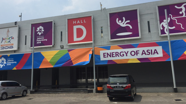 JIExpo Kemayoran, Venue Asian Games 2018, Rabu (15/8). (Foto:  Sandy Firdaus/kumparan)