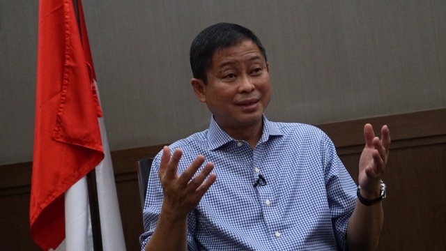 Ignasius Jonan Menteri Energi dan Sumber Daya Mineral saat ditemui di kantornya, Rabu (15/8/18). (Foto: Fanny Kusumawardhani/kumparan)