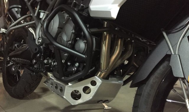 Mesin New Triumph Tiger 800 XCX (Foto: Aditya Pratama Niagara/kumparanOTO)