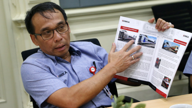 Direktur Utama PT INKA (Persero), Budi Noviantoro saat berkunjung ke kumparan, Jakarta, Rabu (15/8/2018). (Foto: Aditia Noviansyah/kumparan)