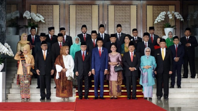 Jajaran Pemerintah dan Legislatif di Sidang Tahunan MPR, Jakarta (16/8/2018). (Foto: Yudhistira Amran Saleh/kumparan)