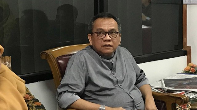M. Taufik di Bawaslu DKI (Foto: Rafyq Panjaitan/kumparan)