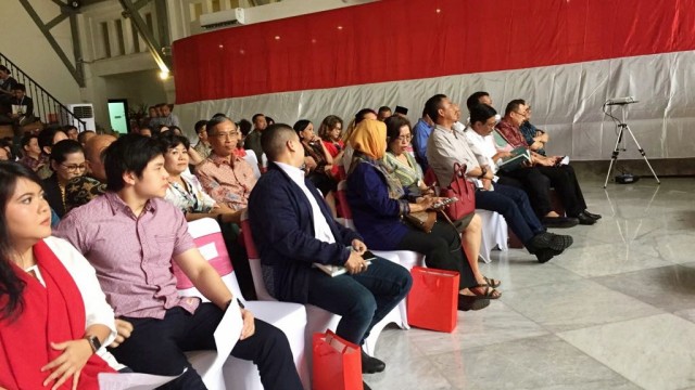 Peluncuran Buku Kebijakan dihadiri oleh Prasetyo Edi Marsudi, Djarot, Barus 16/8/2018). (Foto: Rafyq Panjaitan/kumparan)