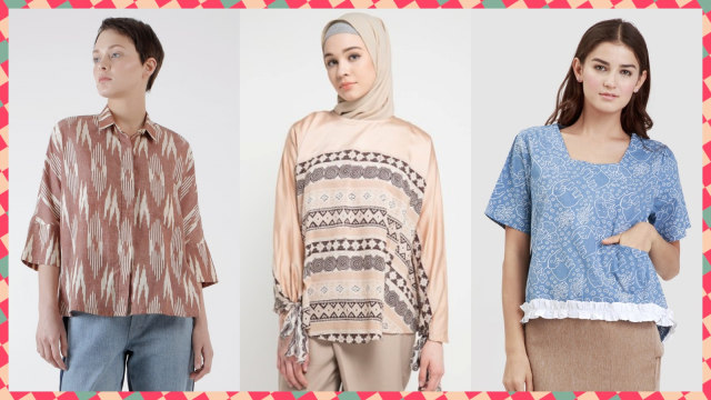 Rekomendasi busana dengan sentuhan kain Indonesia (Foto: dok. ist)