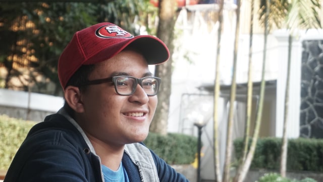 Alvi Syahri Nasution, salah satu anggota team pembuat game JusTown. (Foto: Eny Immanuella Gloria)