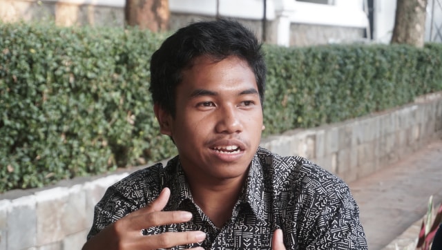 Imam Abdul Karim Sulaiman, salah satu anggota team pembuat game JusTown. (Foto: Eny Immanuella Gloria)