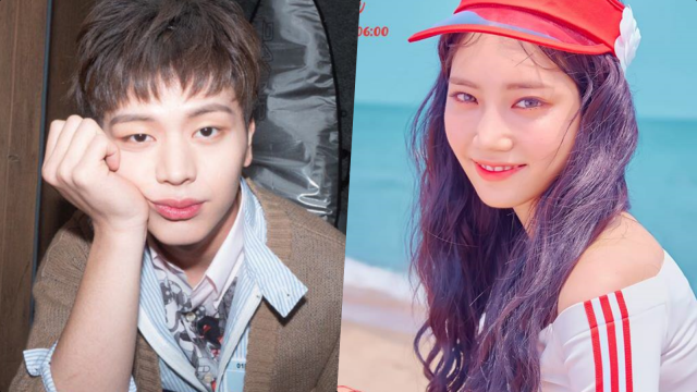 Sungjae BTOB dan Jueun DIA. (Foto: Cube Entertainment, MBK Entertainment)