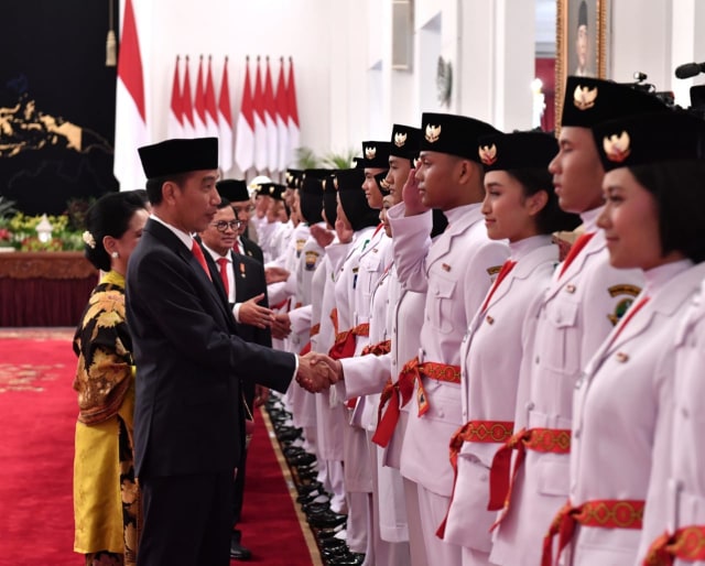 5 Fakta Tarissa Maharani, Pembawa Baki Merah Putih HUT ke-73 RI (3)