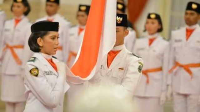 5 Fakta Tarissa Maharani, Pembawa Baki Merah Putih HUT ke-73 RI (2)