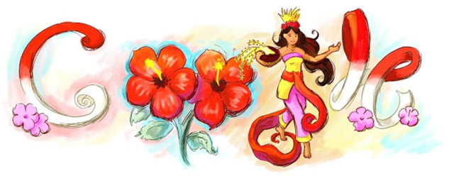 Google Doodle 17 Agustus 2010. (Foto: Google)