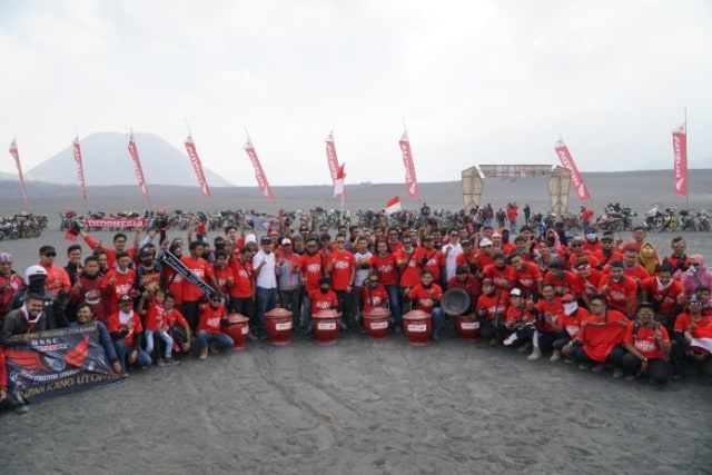 Komunitas Honda CB150R StreetFire Jawa Timur Touring Kemerdekaan ke Bromo (2)