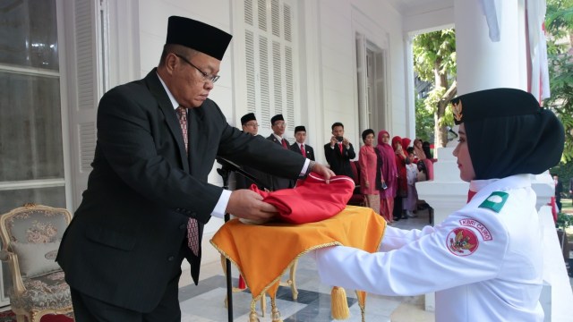 Perayaan HUT ke-73 Rebublik Indonesia di KBRI Kairo Mesir, Jumat (17/8/2018). (Foto: Dok. KBRI Kairo)