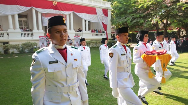 Perayaan HUT ke-73 Rebublik Indonesia di KBRI Kairo Mesir, Jumat (17/8/2018). (Foto: Dok. KBRI Kairo)