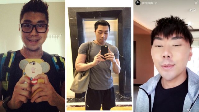Transformasi wajah Roy Kiyoshi (Foto: Instagram @Roykiyoshi)