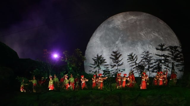 Opening Ceremony Asian Games 2018. (Foto: Fanny Kusumawardhany/kumparan)