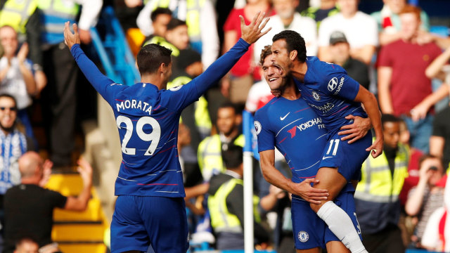 Chelsea raih kemenangan ketiga. (Foto: Reuters/John Sibley)