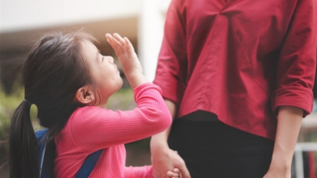 Ilustrasi pamit pada anak (Foto: Shutterstock)