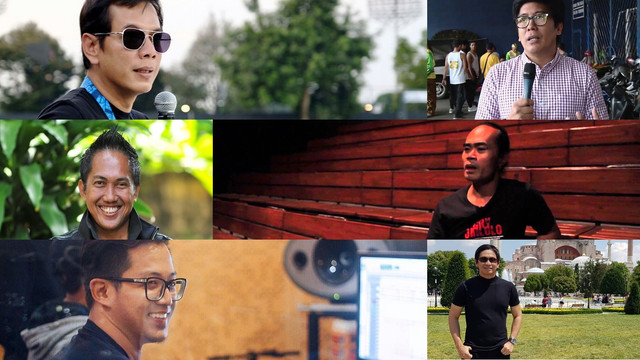 Orang dibalik Pembukaan Asian Games 2018 (Foto: Dok. Ronald Steven, Wishnutama, Eko Supriyanto, Denny Malik, Dynand Fariz dan Rinaldy Yunardi)