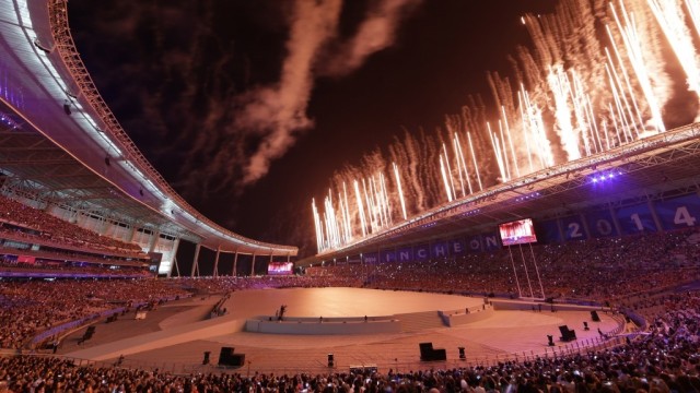 Opening Ceremony Asian Games Incheon Korea 2014 (Foto: Dok. Getty Images)