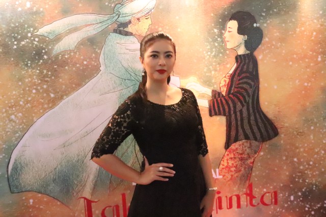 Model sekaligus mantan istri Ramon Y Tungka, Qory Sandioriva. (Foto: Munady Widjaja)