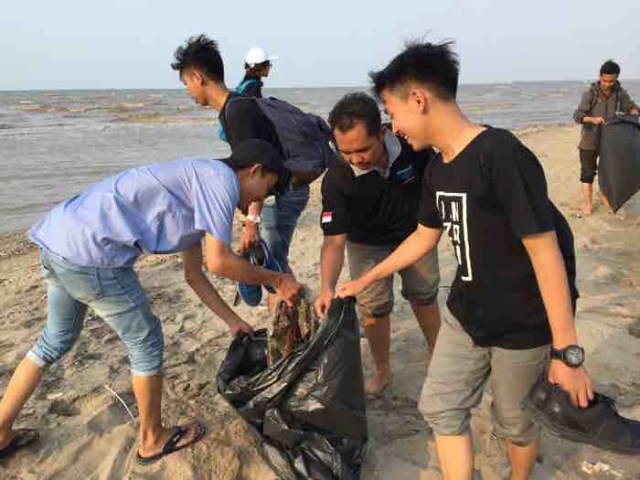 Aksi Pandu Laut Nusantara di Pesisir Utara Kota Serang (3)