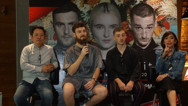 Konferensi Pers Grup Musik Clean Bandit live in Jakarta 2018, Senin (20/8/2018). (Foto: Iqbal Firdaus/kumparan)