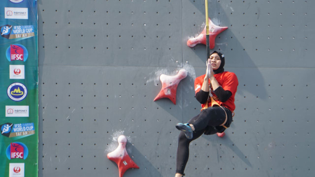 Atlet Panjat Tebing, Susanti Rahayu Aries (Foto: dok. Kemenpora)