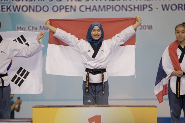 Atlet Taekwondo, Defia Rosmaniar (Foto: IG: @defiarosmaniar)