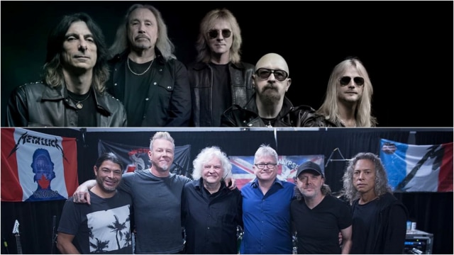 Judas Priest dan Metallica (Foto: Instagram @judaspriest @metallica)