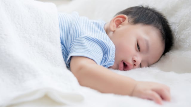 Penyebab Anak Balita Mendengkur saat Tidur Foto: Shutterstock